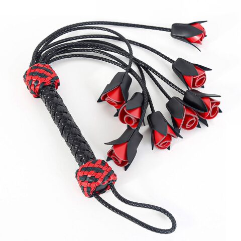 Rosebud Flogger Whip