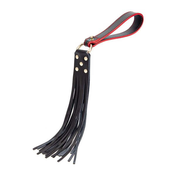 Black Leather Whip - Image 2