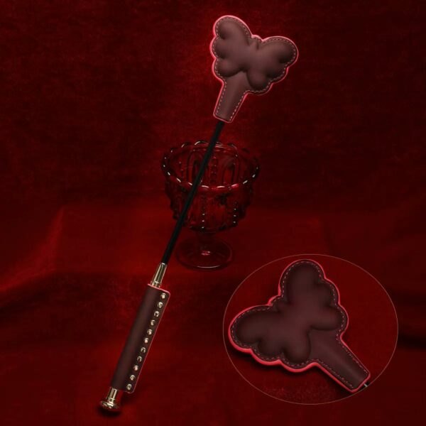 Paw Print Leather Spanking Paddle-purrplay - Image 2