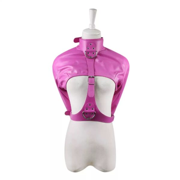 Leather Restraint Harness Jacket-purrplay - Image 10