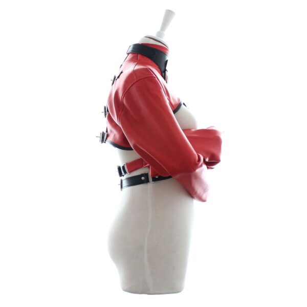 Leather Restraint Harness Jacket-purrplay - Image 6