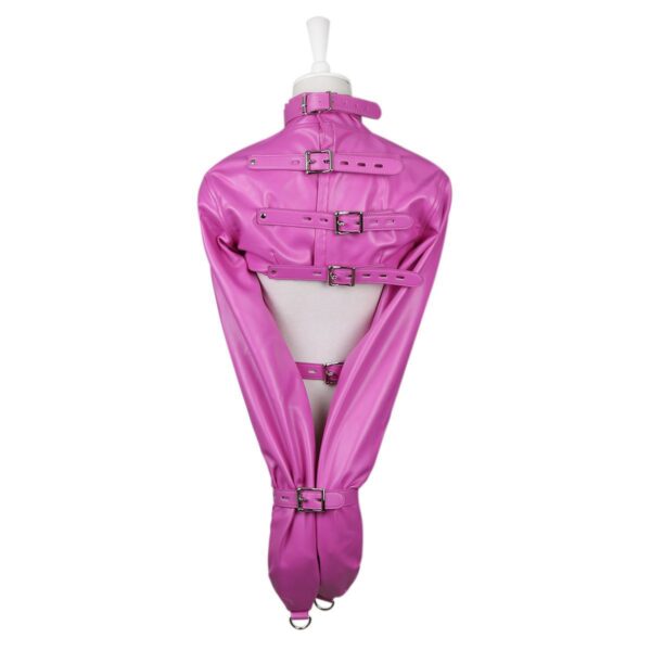 Leather Restraint Harness Jacket-purrplay - Image 9