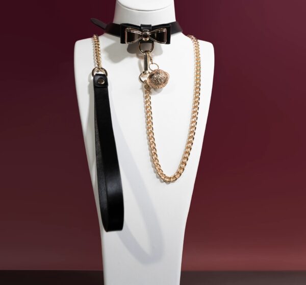 Bow Collar with Leash-purrplay - Image 3