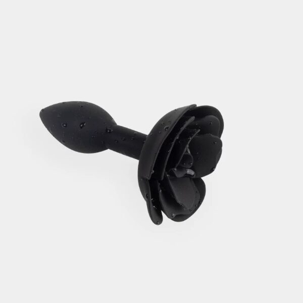 Rose-Shaped Silicone Butt Plug-purrplay - Image 2