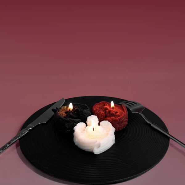 Gothic Angel Heart Candle-purrplay - Image 5
