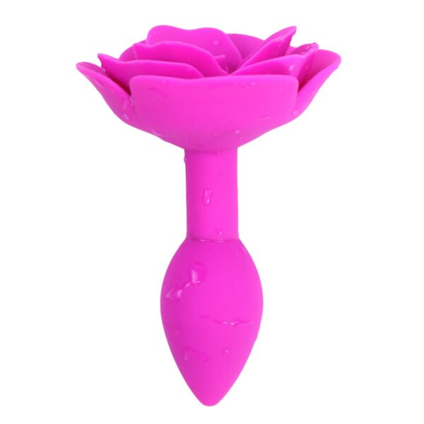 Rose-Shaped Silicone Butt Plug-purrplay - Image 5