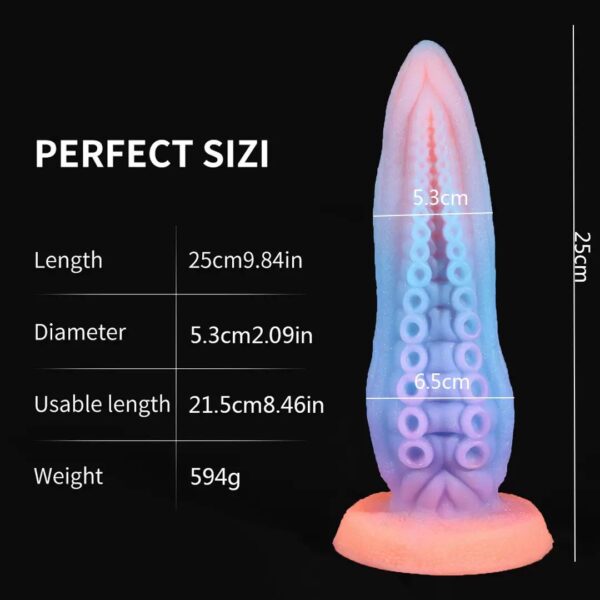 Luminous Tentacle Dildo-purrplay - Image 3