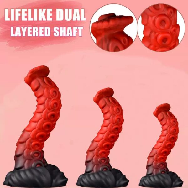 Tentacle Grip Dildo-purrplay - Image 2