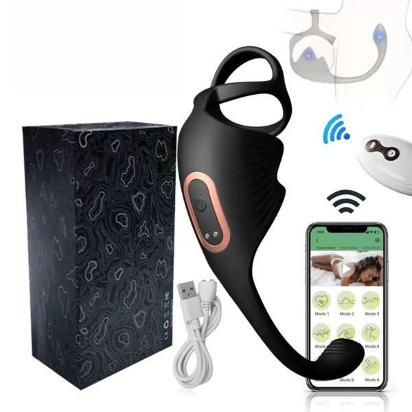 3-in-1 Male Vibe Ring-purrplay - Image 6