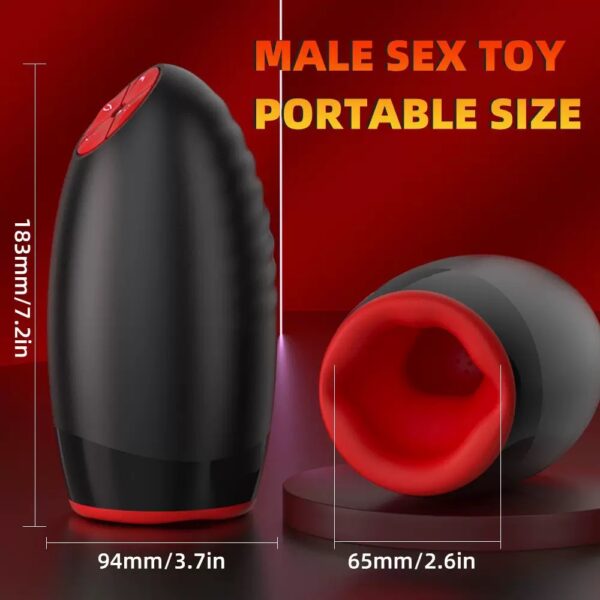 Vortex Grip – 3-in-1 Rotating & Suction Male Masturbator-purrplay