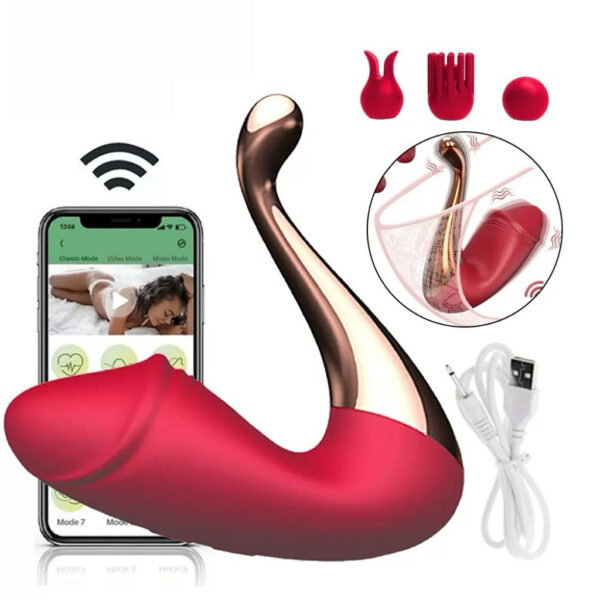Dual-Vibration Remote Control Egg with App Functionality-purrplay - Image 8