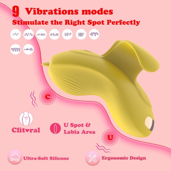 Smart App-Controlled Clitoral Vibrator with 9 Modes-purrplay - Image 5