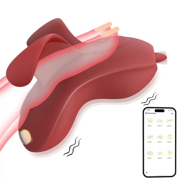 Smart App-Controlled Clitoral Vibrator with 9 Modes-purrplay - Image 7